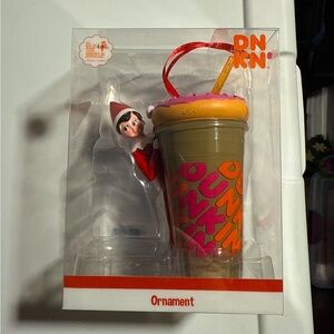 Dunkin elf on shelf 2021 boy ornament